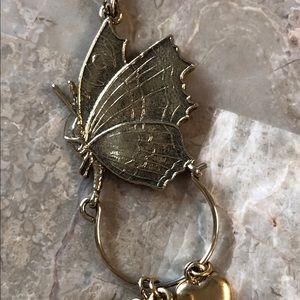 Vintage “1928” butterfly necklace